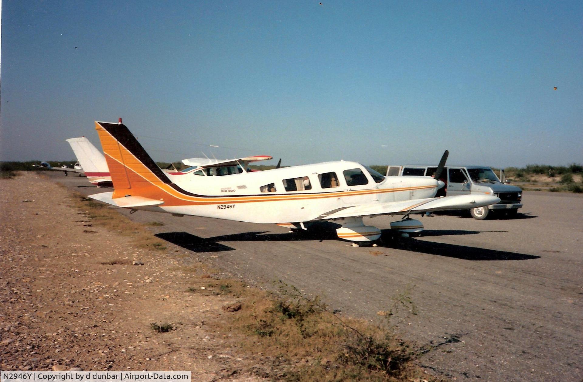 N2946Y, 1979 Piper PA-32-300 Cherokee Six C/N 32-7940220, On the ramp at La Pesca, Tamaulipas, Mexico