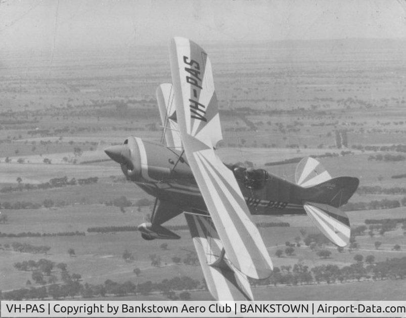 VH-PAS, 1973 Pitts S-2A Special C/N 2043, First Pitts into Australia flown by Jim Scott in 1976