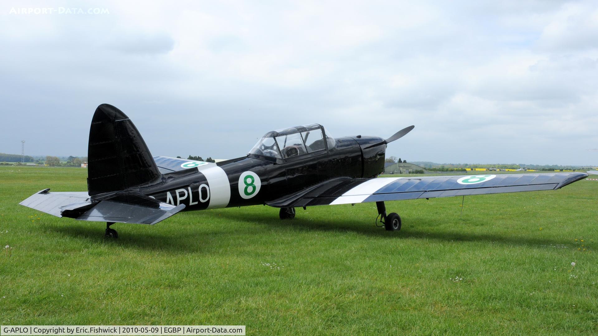 G-APLO, 1950 De Havilland DHC-1 Chipmunk T.10 C/N C1/0144, 2. G-APLO at Kemble Airport (Great Vintage Flying Weekend)