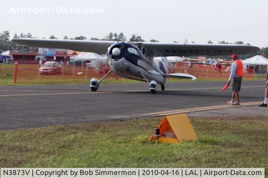 N3873V, 1949 Cessna 195 C/N 7335, Sun N Fun 2010