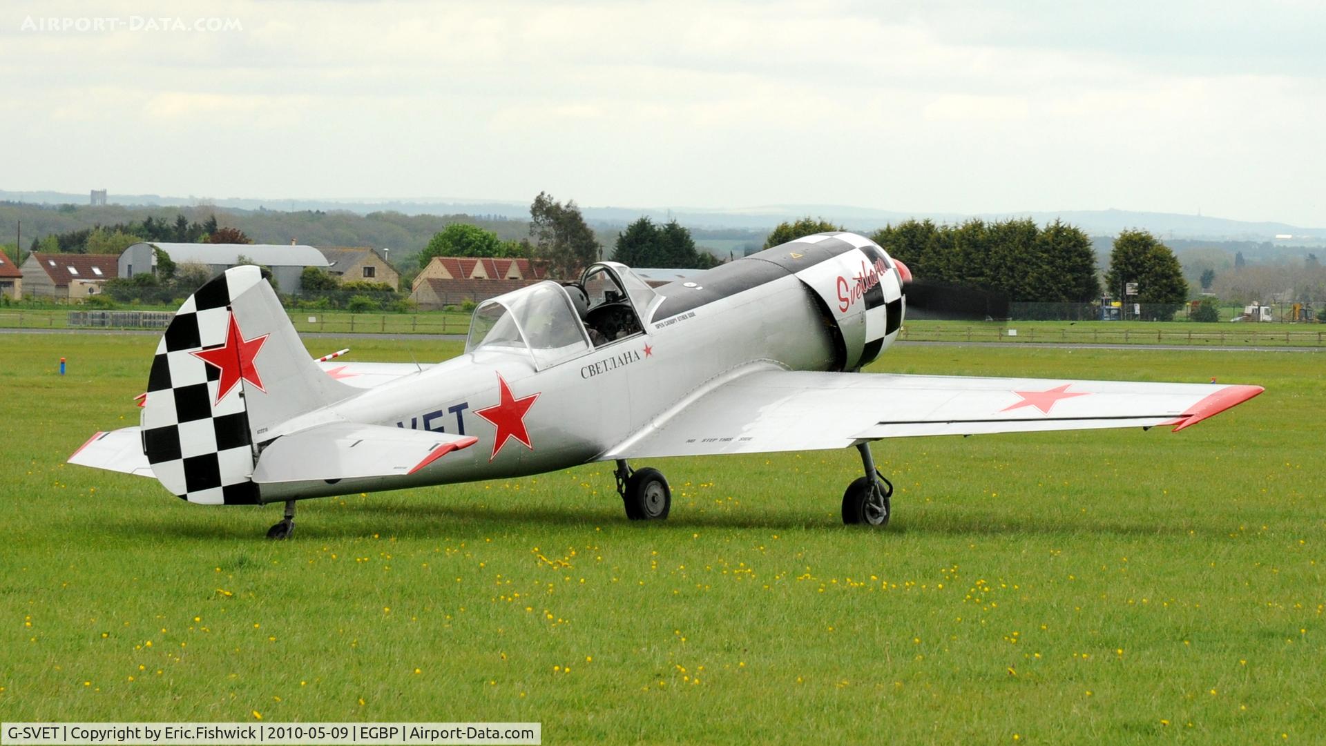 G-SVET, 1982 Yakovlev Yak-50 C/N 822210, 2. G-SVET at Kemble Airport (Great Vintage Flying Weekend)