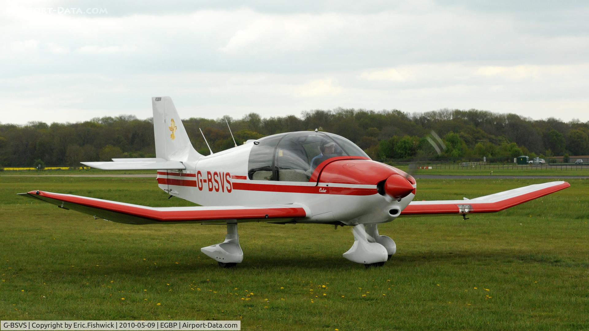 G-BSVS, 1990 Robin DR-400-100 Cadet Cadet C/N 2017, 3. G-BSVS at Kemble Airport (Great Vintage Flying Weekend)