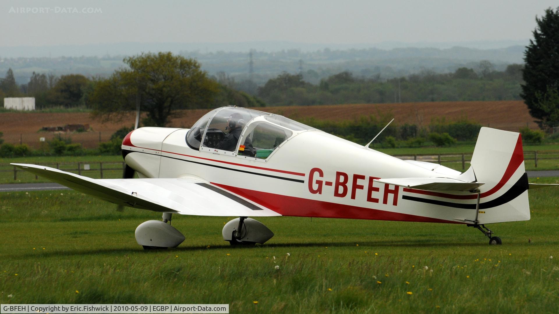 G-BFEH, 1958 Jodel D-117A Gran Tourisme C/N 828, 1. G-BFEH at Kemble Airport (Great Vintage Flying Weekend)