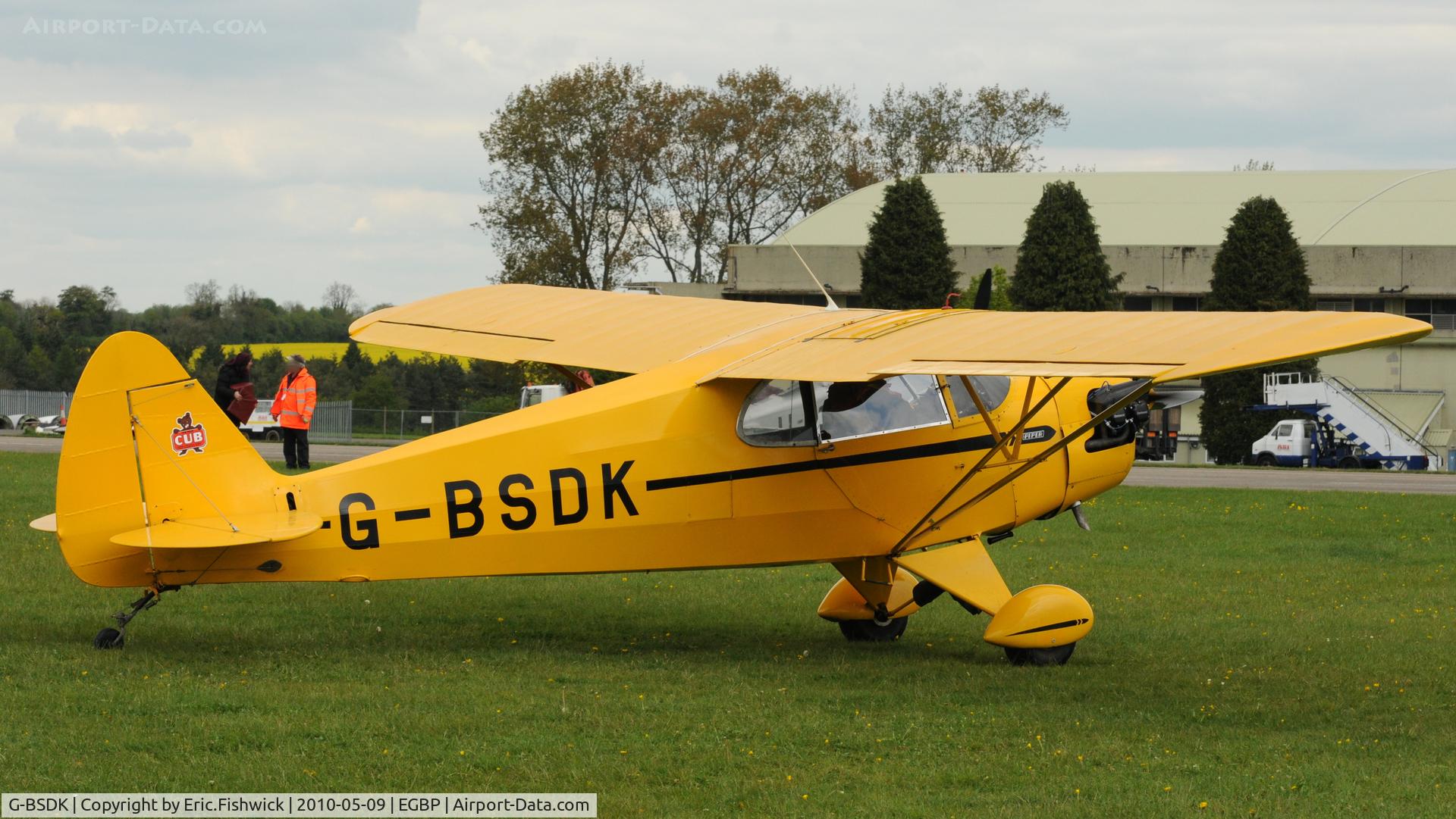 G-BSDK, 1941 Piper J-5A Cub Cruiser Cub Cruiser C/N 5-175, 2. G-BSDK at Kemble Airport (Great Vintage Flying Weekend)
