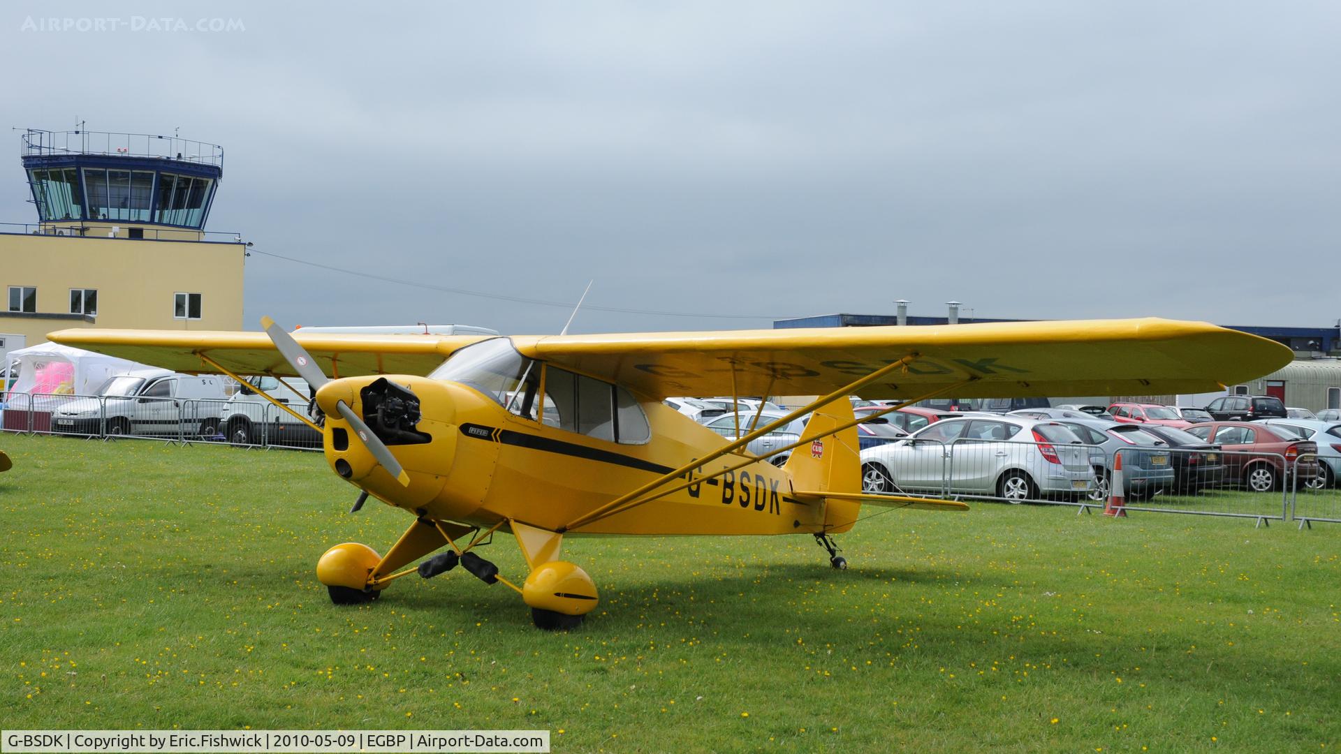 G-BSDK, 1941 Piper J-5A Cub Cruiser Cub Cruiser C/N 5-175, 3. G-BSDK at Kemble Airport (Great Vintage Flying Weekend)