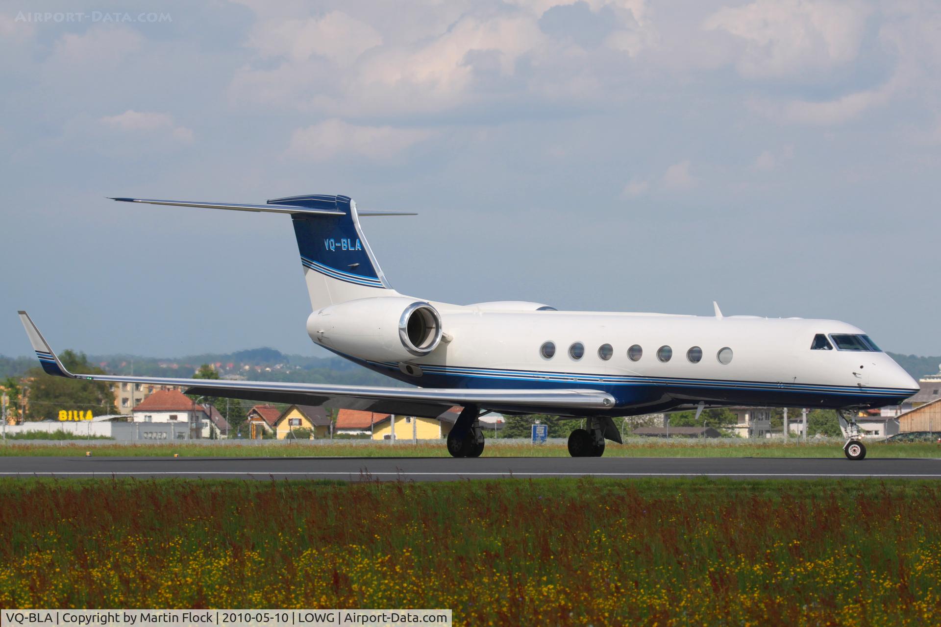 VQ-BLA, 2008 Gulfstream Aerospace GV-SP (G550) C/N 5215, .