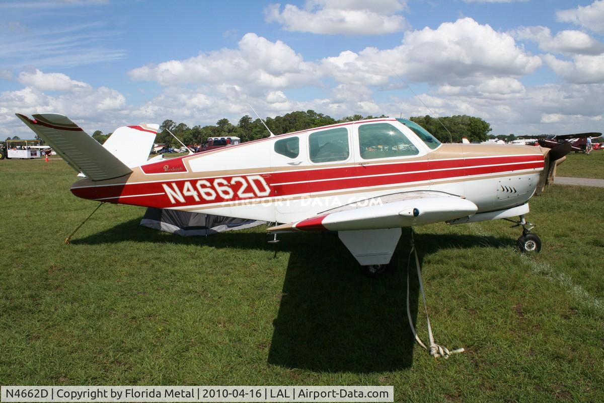 N4662D, 1956 Beech G35 Bonanza C/N D-4862, Beech G35