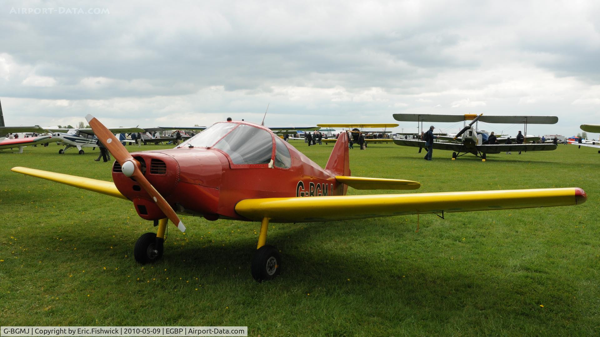 G-BGMJ, 1952 Gardan GY-201 Minicab C/N 12, 3. G-BGMJ at Kemble Airport (Great Vintage Flying Weekend)