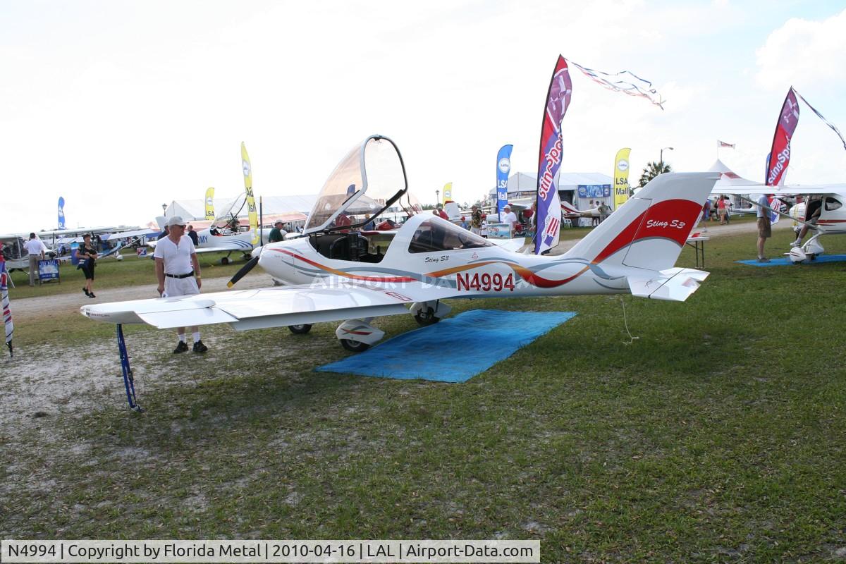 N4994, 2008 TL Ultralight TL-2000 Sting S3 C/N TLUSA168, TI Ultralight Sro Sting S3
