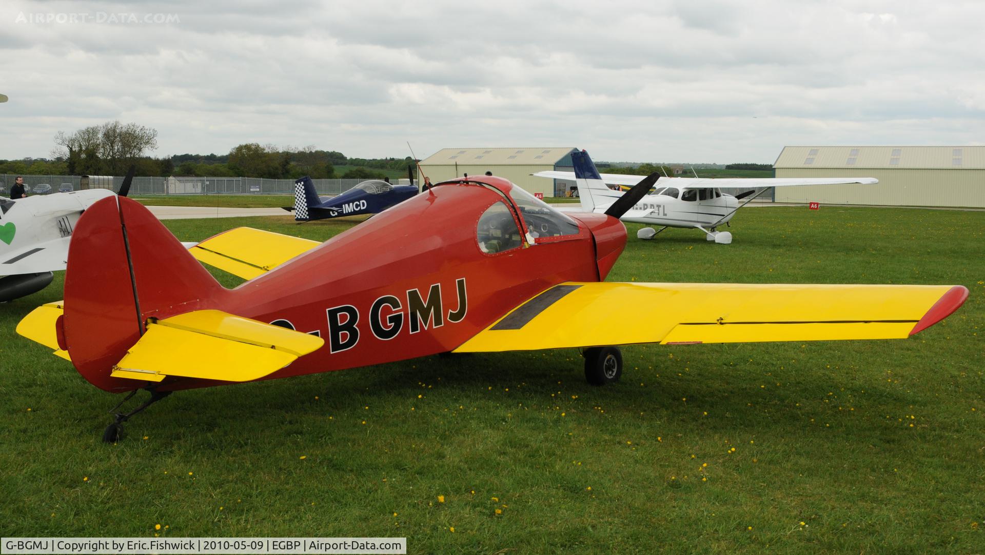 G-BGMJ, 1952 Gardan GY-201 Minicab C/N 12, 2. G-BGMJ at Kemble Airport (Great Vintage Flying Weekend)