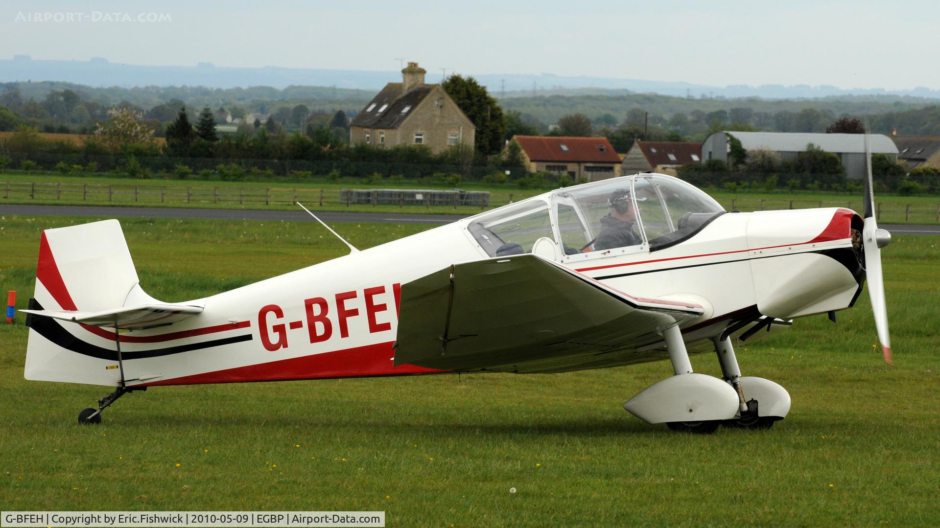 G-BFEH, 1958 Jodel D-117A Gran Tourisme C/N 828, 2. G-BFEH at Kemble Airport (Great Vintage Flying Weekend)