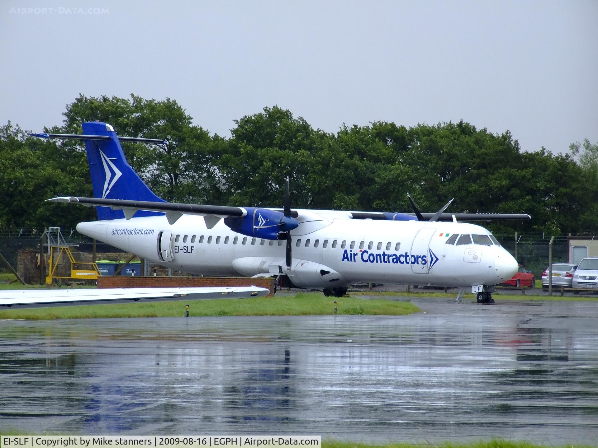 EI-SLF, 1991 ATR 72-201 C/N 210, Air contractors ATR-72-201F at EDI For maintainance