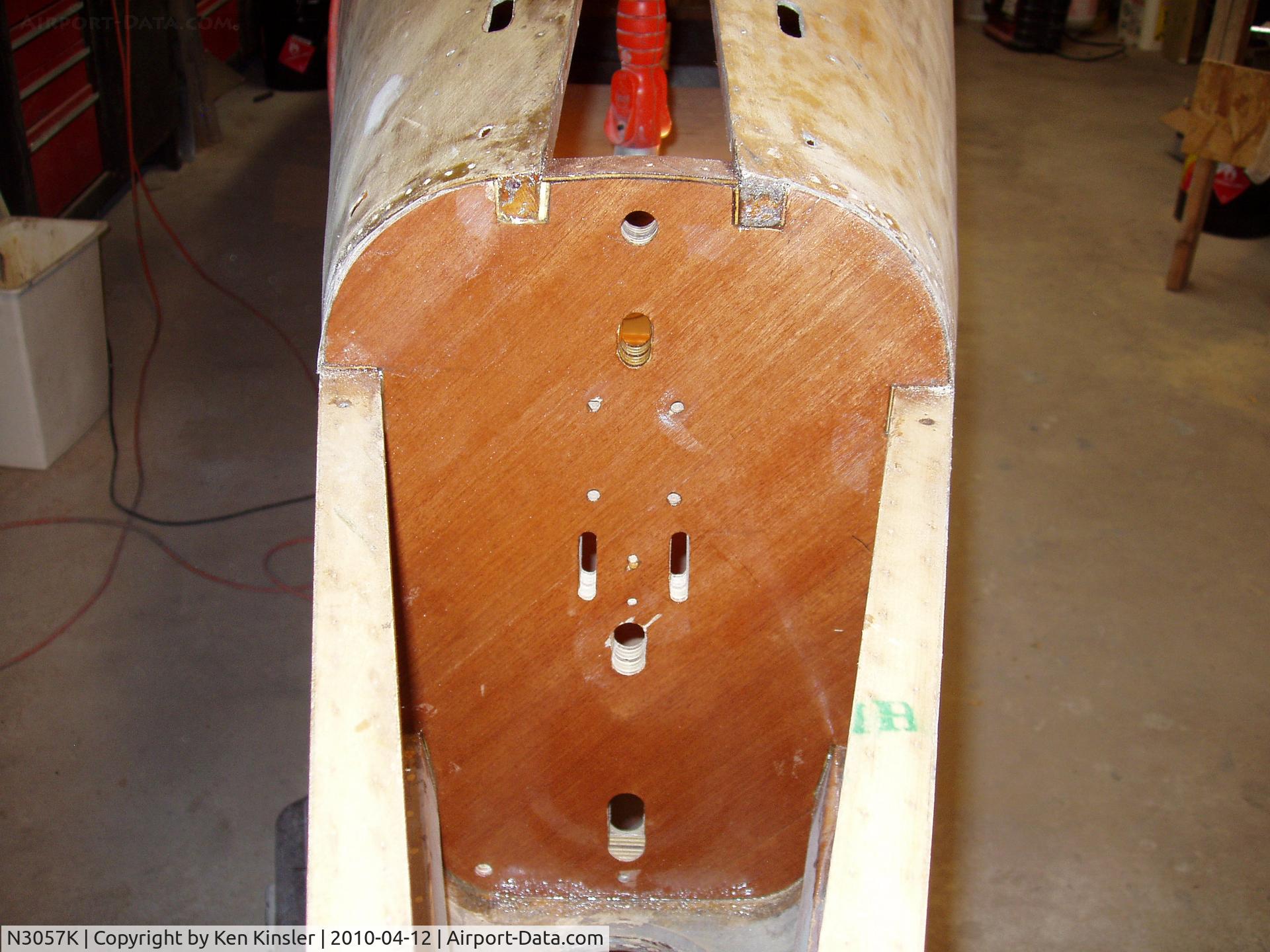 N3057K, 1946 Culver V C/N V-276, New fabricated bulkhead installed