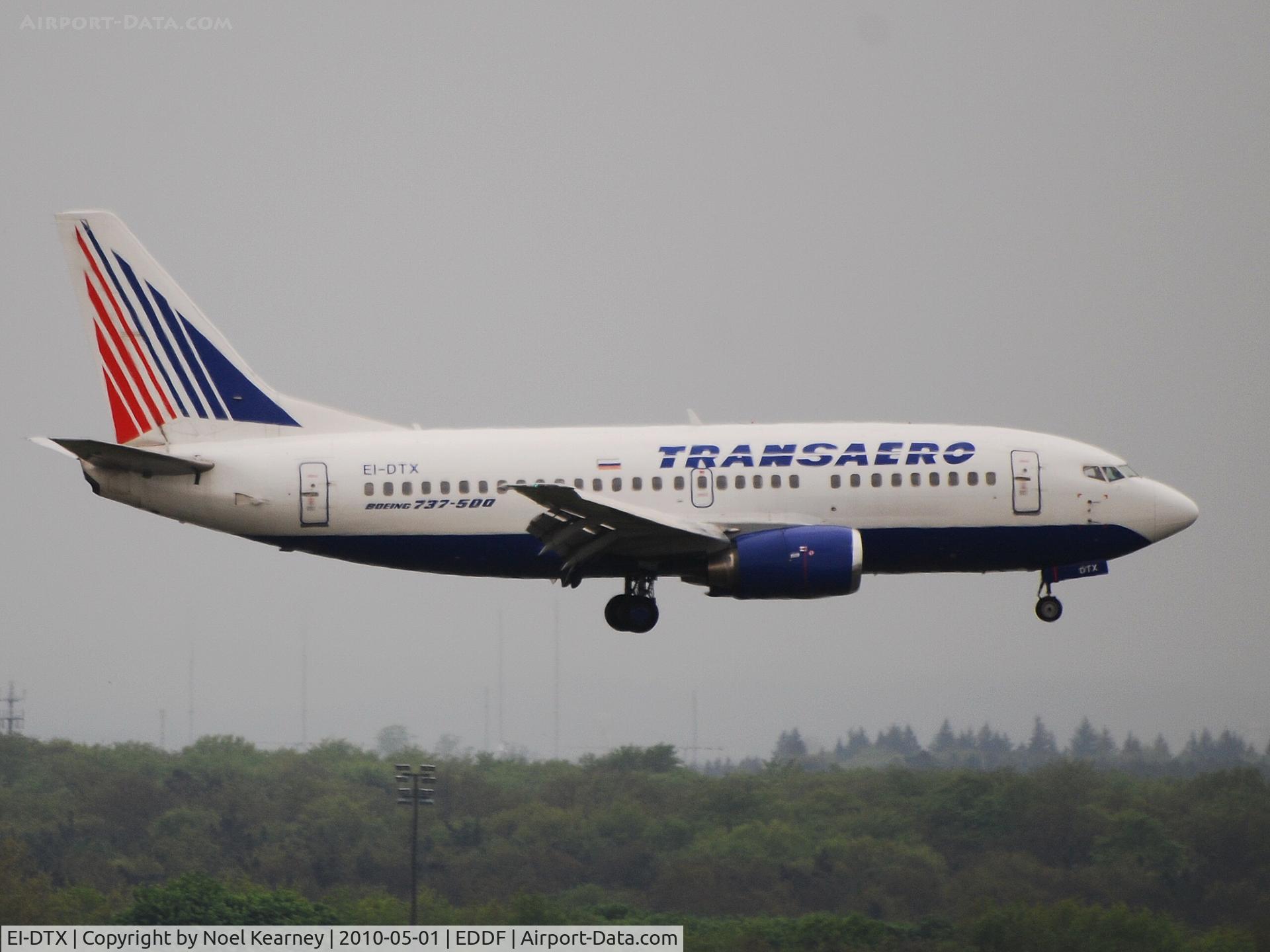 EI-DTX, 1997 Boeing 737-5Q8 C/N 28052, Landing 25R