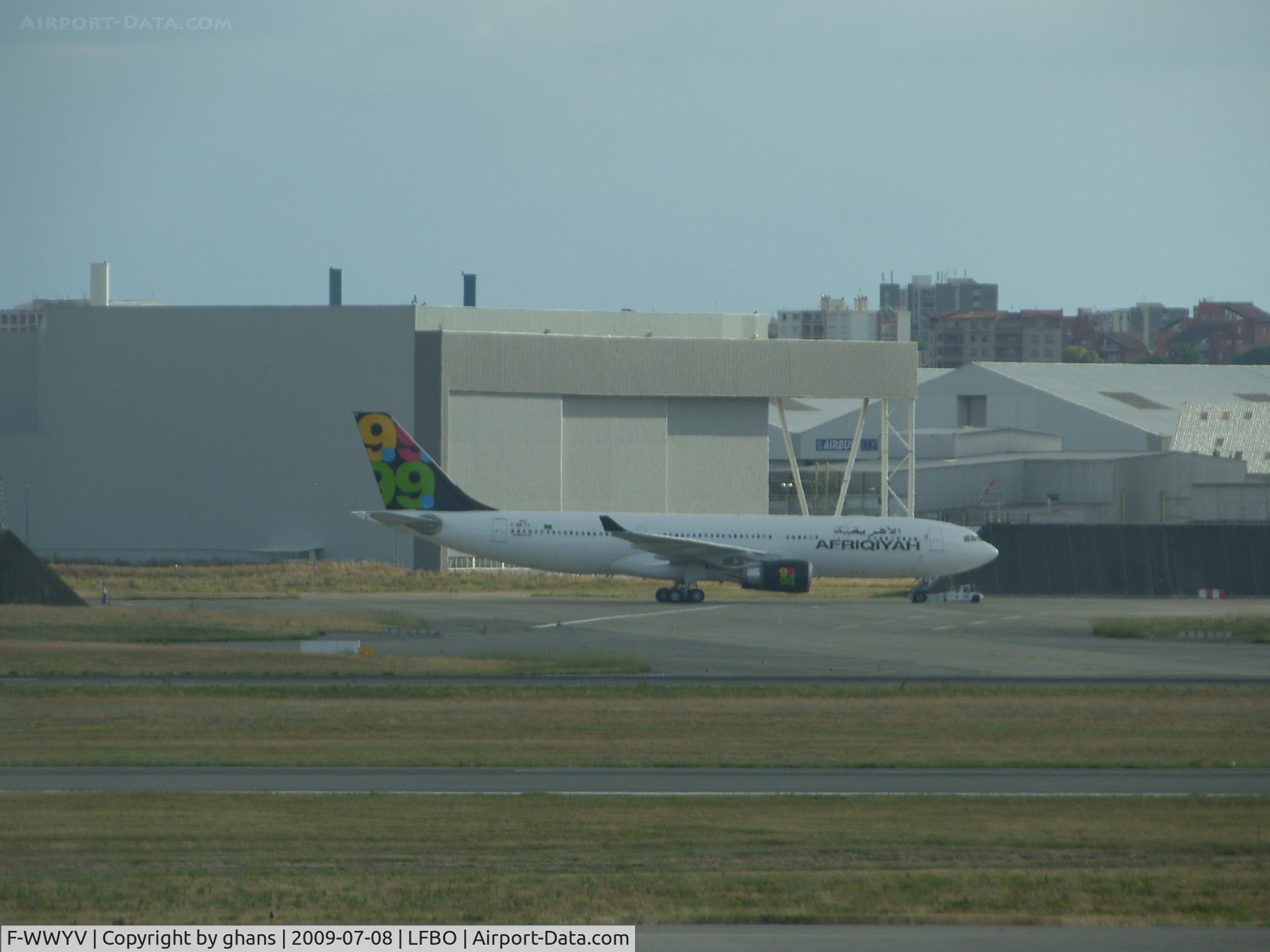 F-WWYV, 2009 Airbus A330-202 C/N 999, Enginetest (5A-ONF)