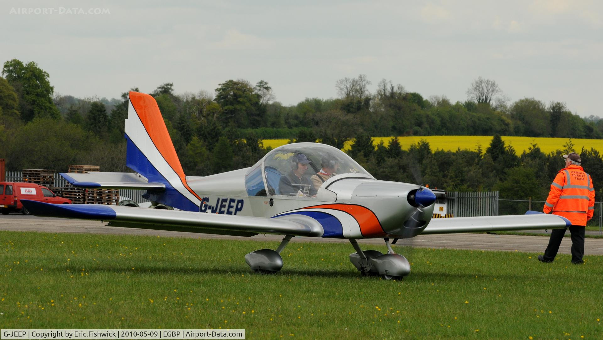 G-JEEP, 2002 Aerotechnik EV-97A Eurostar C/N PFA 315-13888, 3. G-JEEP at Kemble Airport (Great Vintage Flying Weekend)