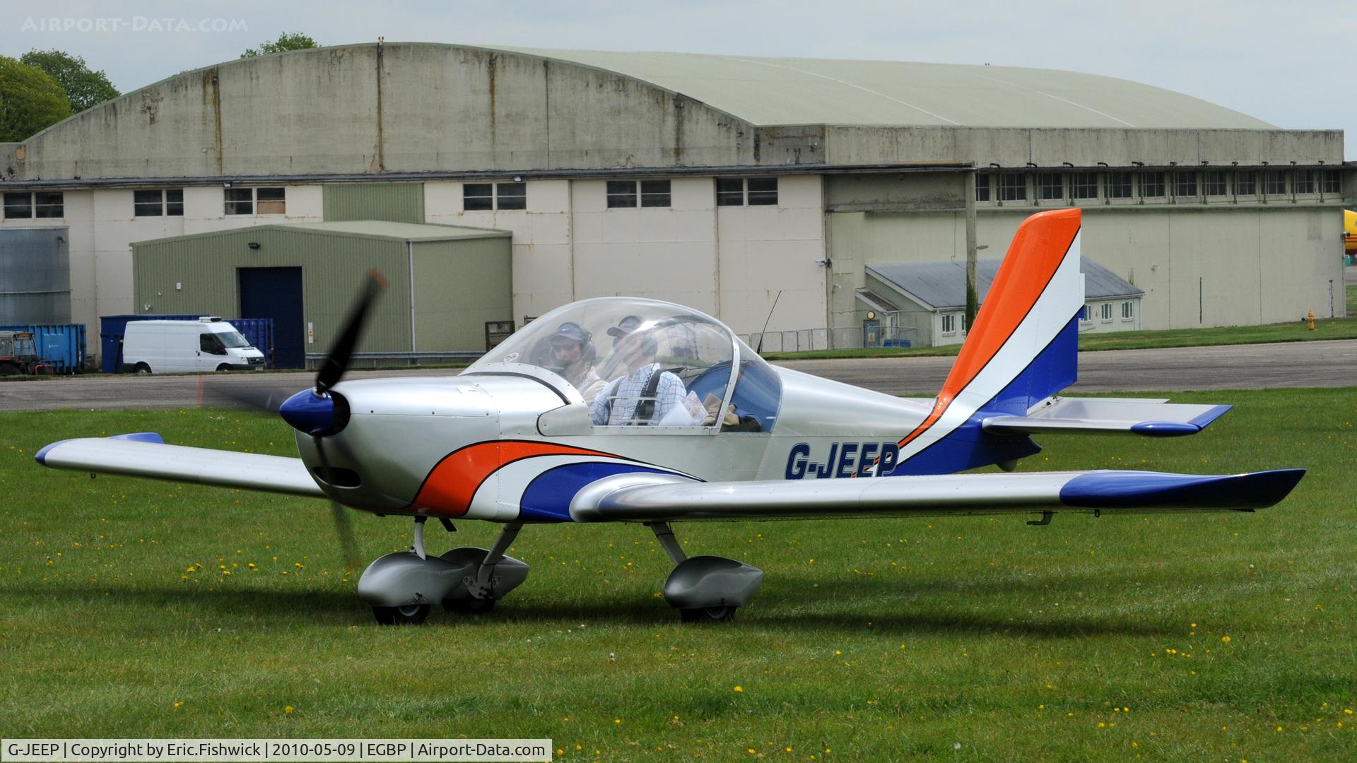 G-JEEP, 2002 Aerotechnik EV-97A Eurostar C/N PFA 315-13888, 3. G-JEEP at Kemble Airport (Great Vintage Flying Weekend)