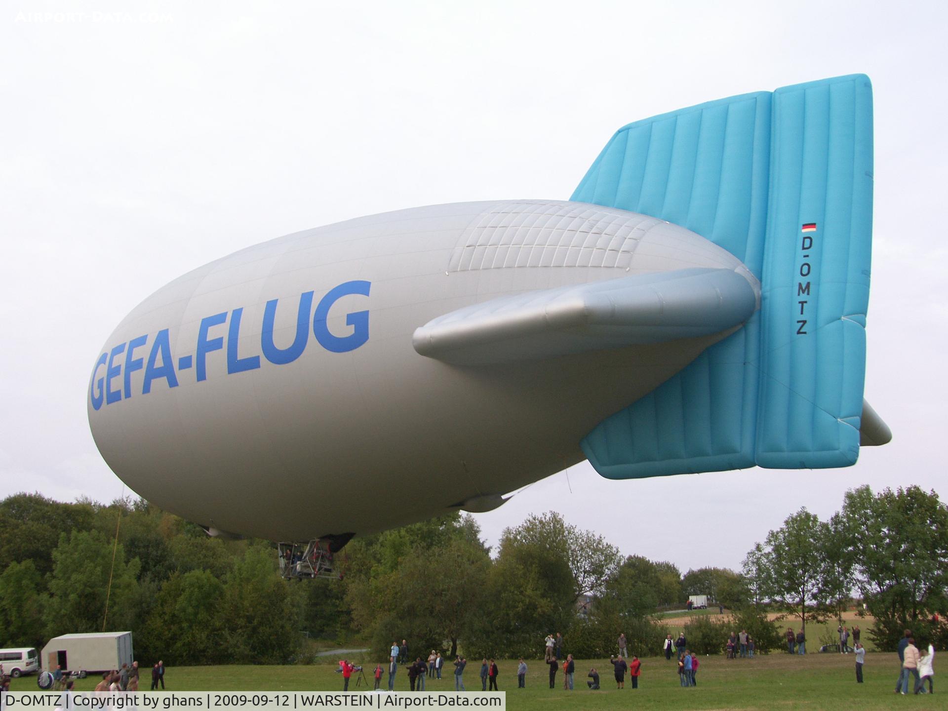 D-OMTZ, Gefa-Flug AS.105 C/N 50, Gefa-Flug airship
