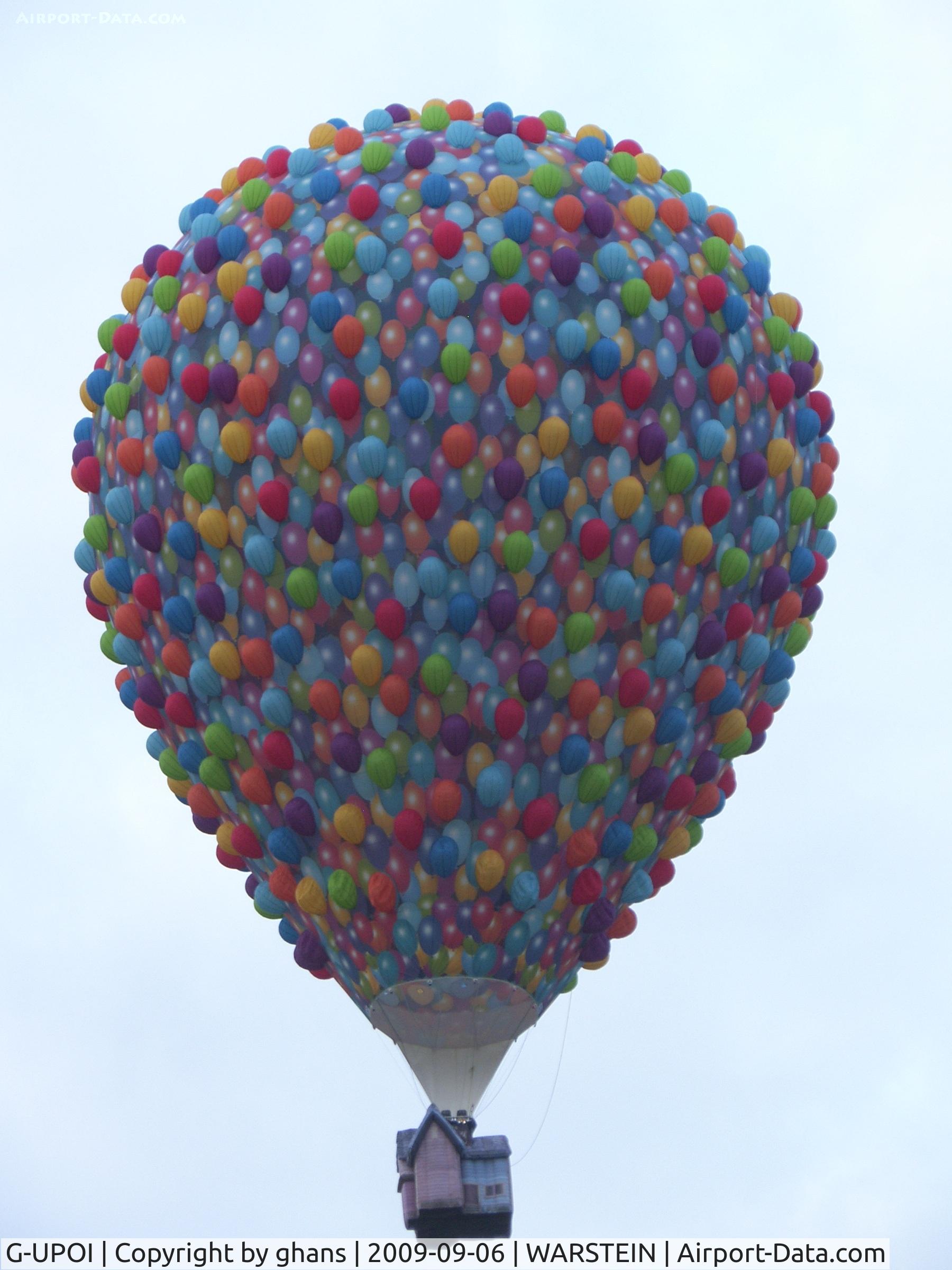G-UPOI, 2009 Cameron Balloons TR-84 C/N 11296, The new film UP promoting