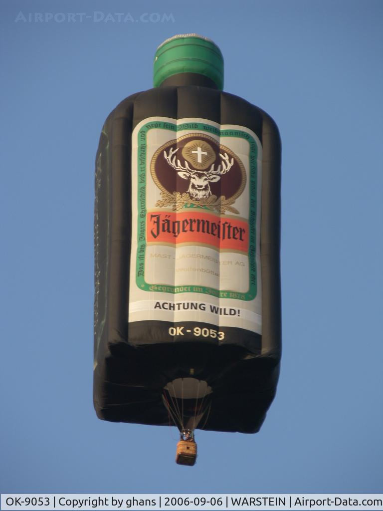 OK-9053, 1999 Kubicek Bottle C/N 123, Very big bottle of Jägermeister