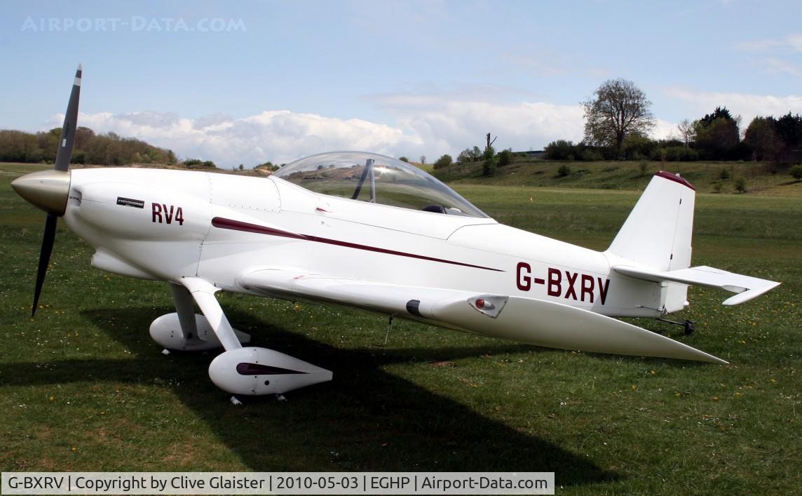 G-BXRV, 2002 Vans RV-4 C/N PFA 181-12482, Hex: 403F10