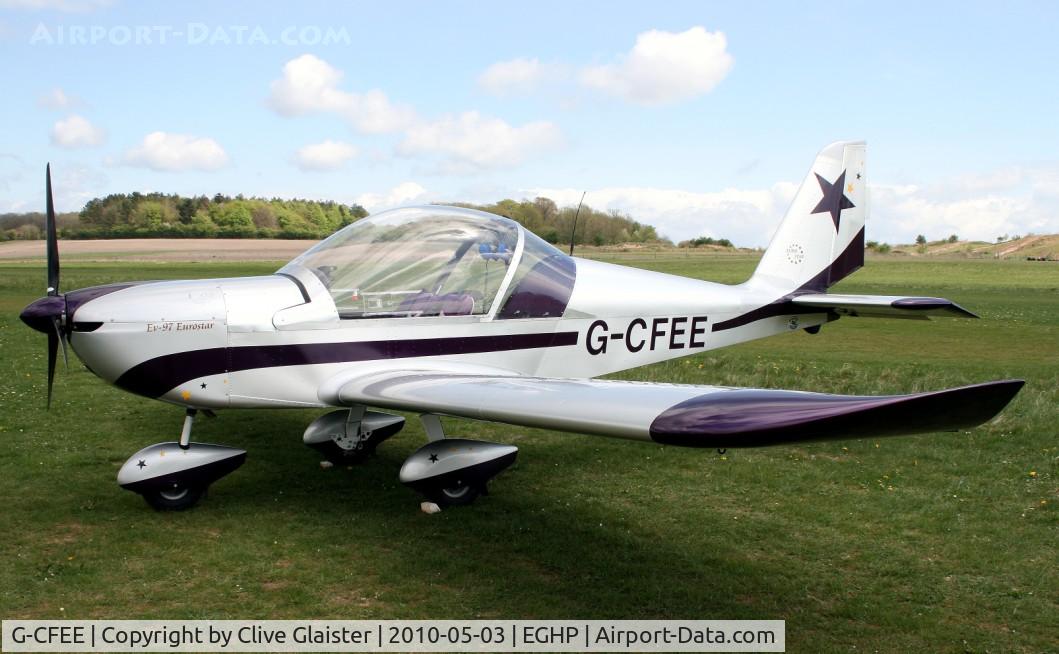 G-CFEE, 2008 Evektor-Aerotechnik EV-97 Eurostar C/N LAA 315-14778, Hex: 4059C2
