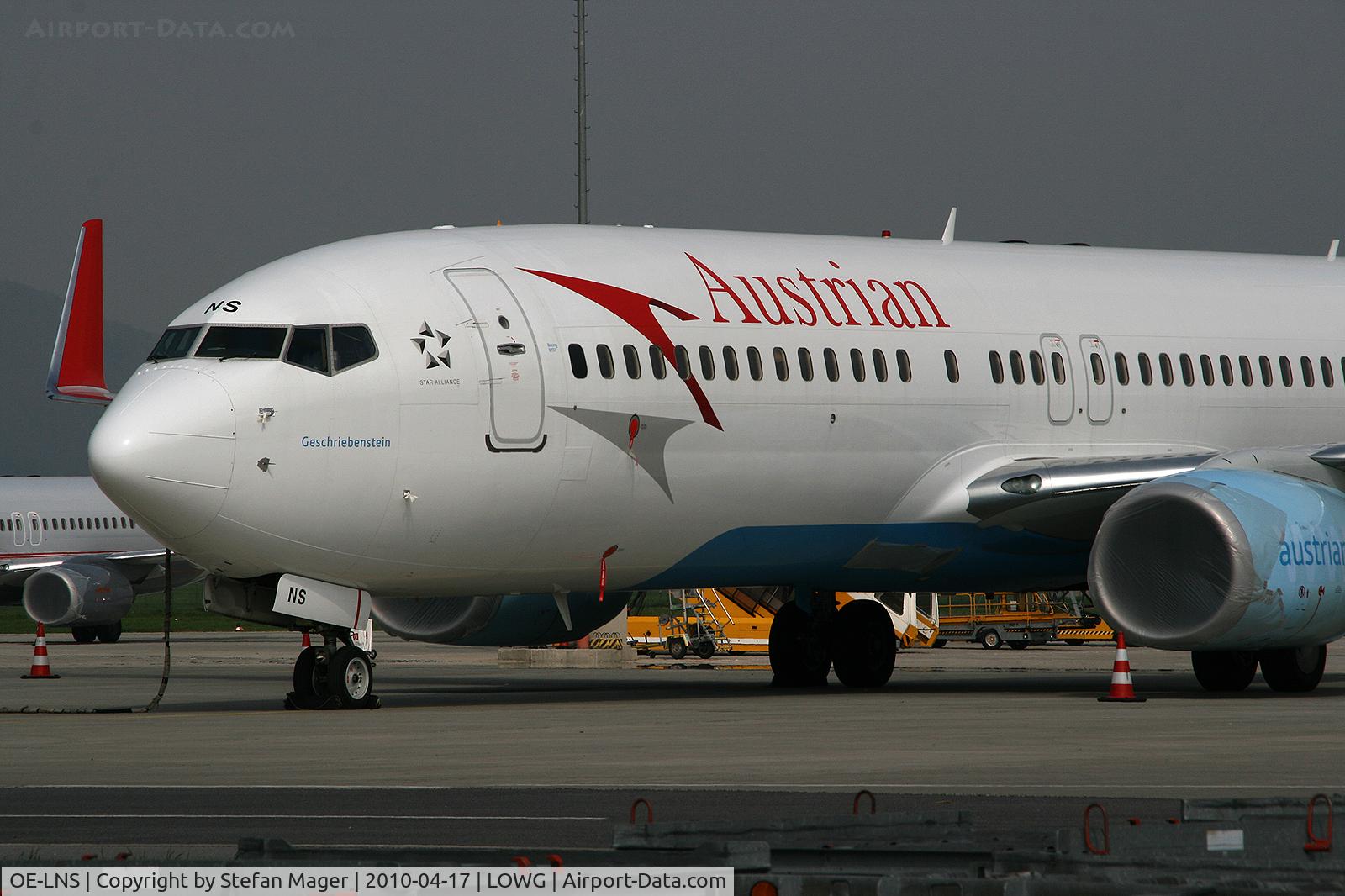 OE-LNS, 2005 Boeing 737-8Z9 C/N 34262, Austrian B.737-800