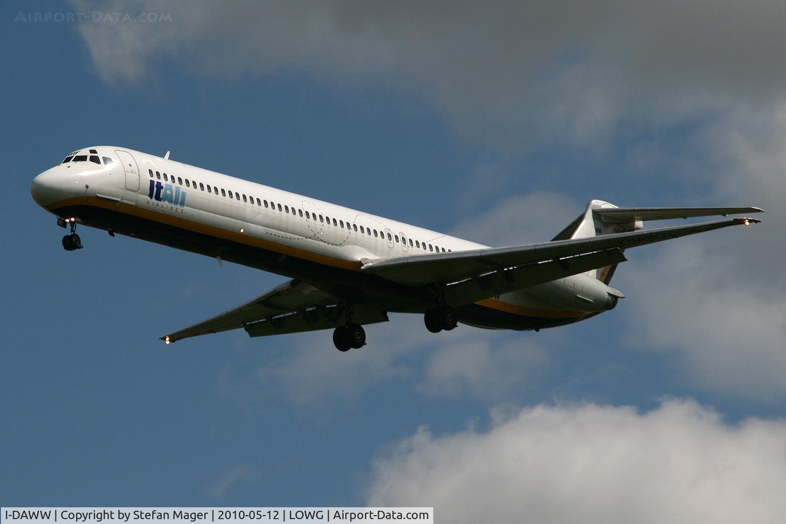 I-DAWW, 1985 McDonnell Douglas MD-82 (DC-9-82) C/N 49212, Itali Airlines MD-82