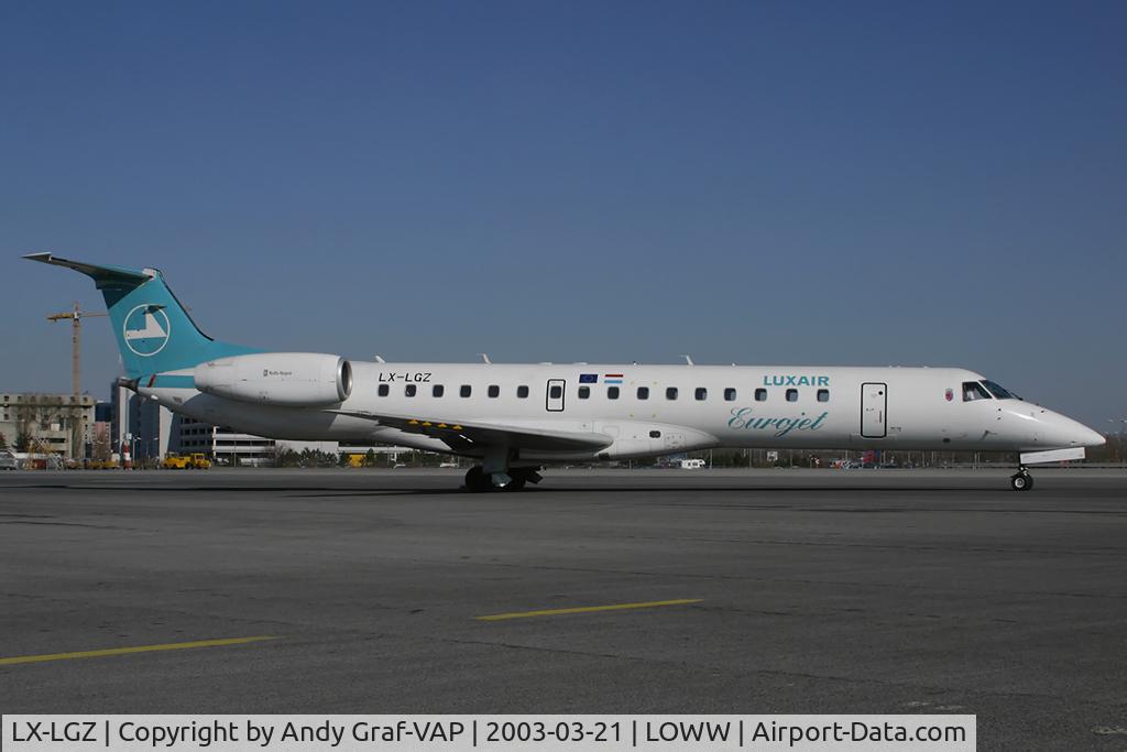 LX-LGZ, 2000 Embraer EMB-145LU (ERJ-145LU) C/N 145258, Luxair EMB145
