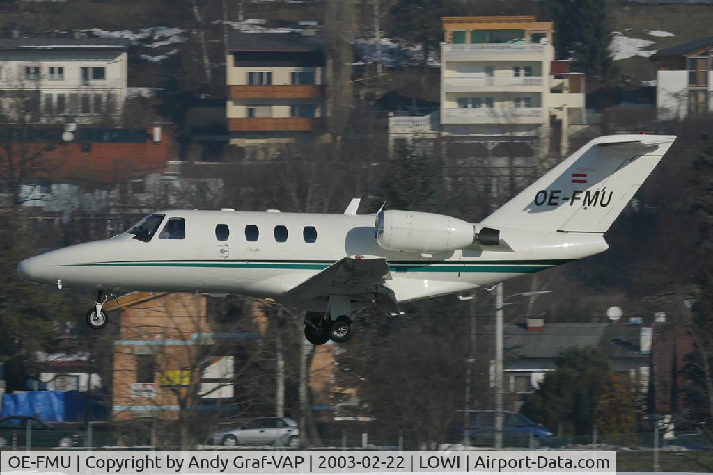 OE-FMU, 1993 Cessna 525 CitationJet C/N 525-0040, Cessna 525