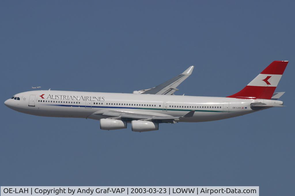 OE-LAH, 1995 Airbus A340-212 C/N 081, Austrian Airlines A340-200
