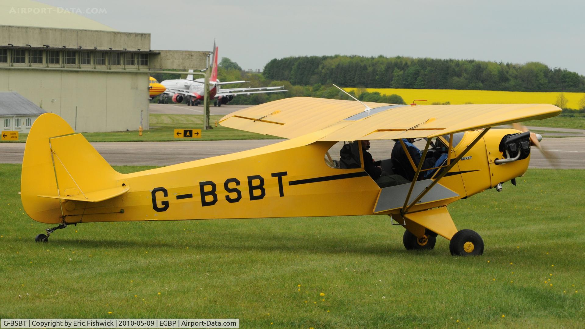 G-BSBT, 1946 Piper J3C-65 Cub Cub C/N 17712, 2. G-BSBT at Kemble Airport (Great Vintage Flying Weekend)