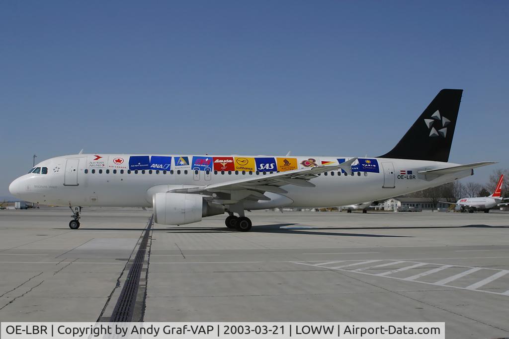 OE-LBR, 2000 Airbus A320-214 C/N 1150, Austrian Airlines A320
