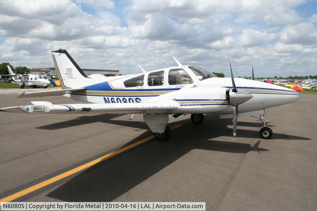 N6080S, 1975 Beech E-55 Baron C/N TE-1067, Beech 55
