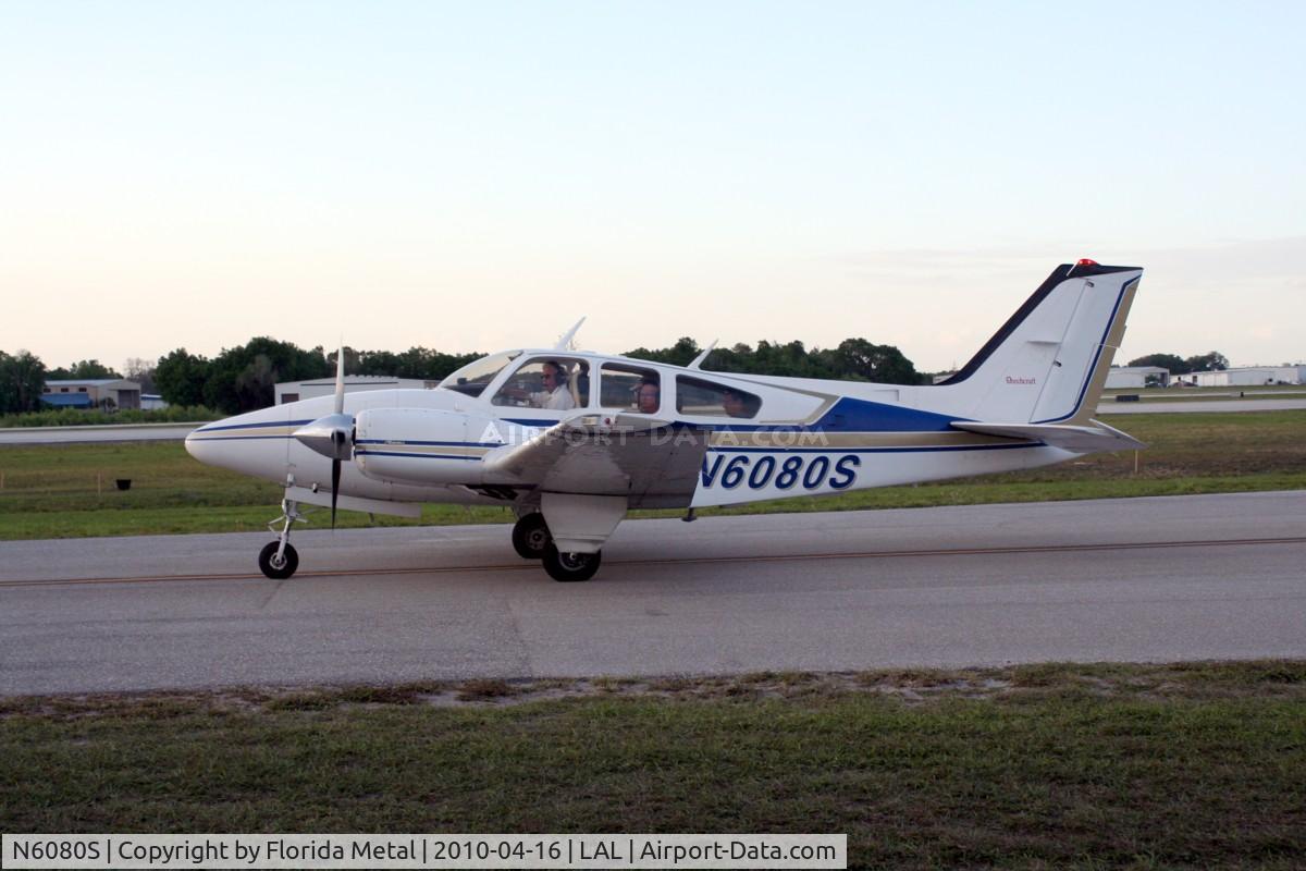 N6080S, 1975 Beech E-55 Baron C/N TE-1067, Beech E55