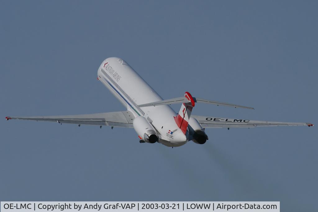 OE-LMC, 1986 McDonnell Douglas MD-82 (DC-9-82) C/N 49372, Austrian Airlines MD80