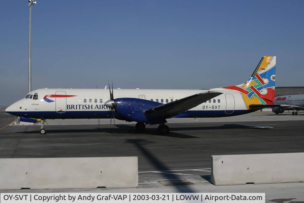 OY-SVT, 1993 British Aerospace ATP C/N 2062, British Airways ATP