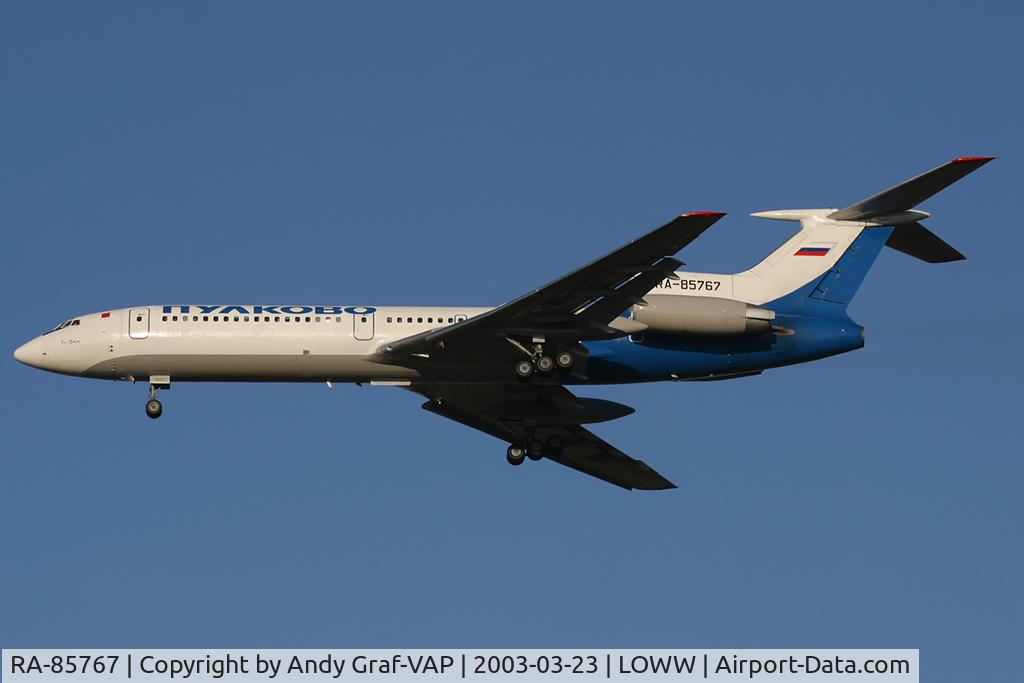 RA-85767, 1993 Tupolev Tu-154M C/N 93A948, Pulkovo Aviation TU154M