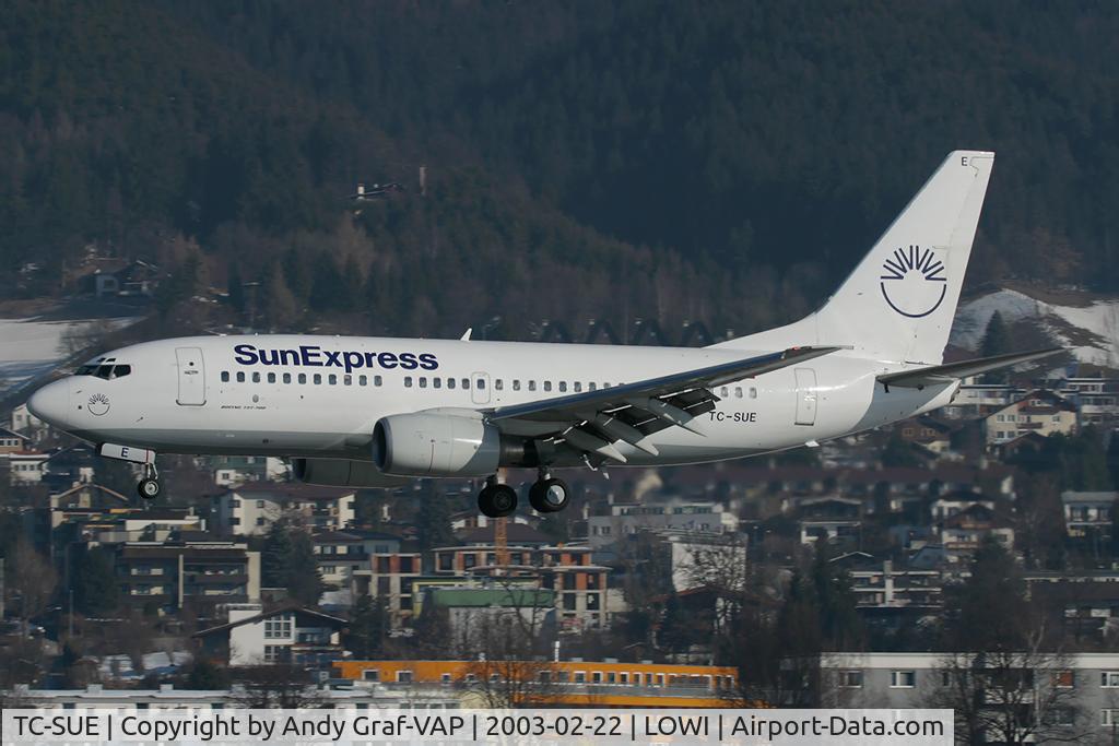 TC-SUE, 1999 Boeing 737-73S C/N 29079, Sunexpress 737-700