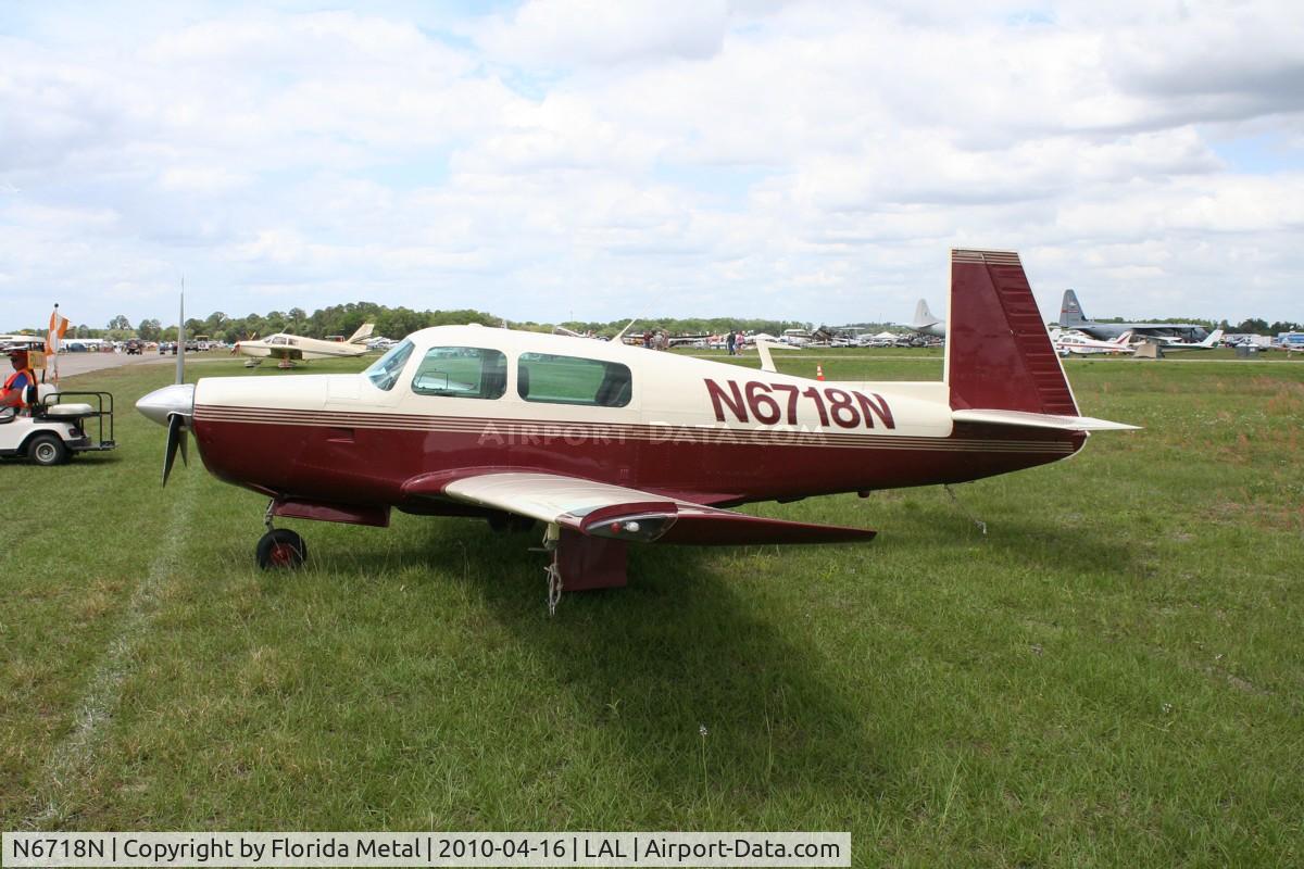 N6718N, 1968 Mooney M20F Executive C/N 680175, Mooney M20F