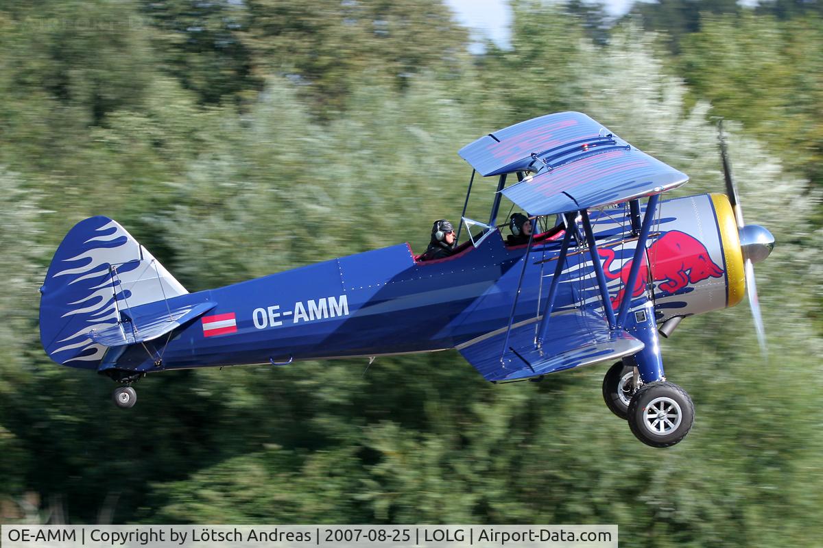 OE-AMM, 1943 Boeing E-75 (PT-13) Stearman C/N 75-5032, Flying Bulls Stearman