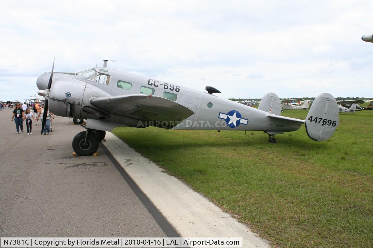 N7381C, 1944 Beech C18S C/N 8104, C-45