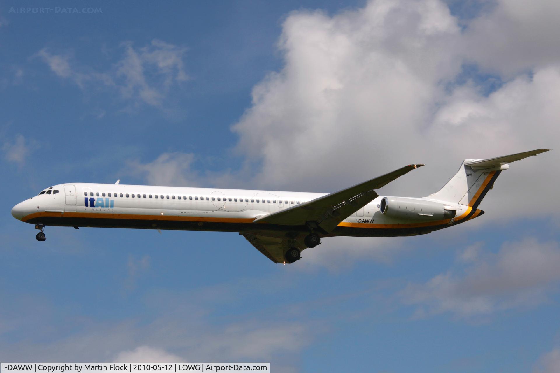 I-DAWW, 1985 McDonnell Douglas MD-82 (DC-9-82) C/N 49212, .