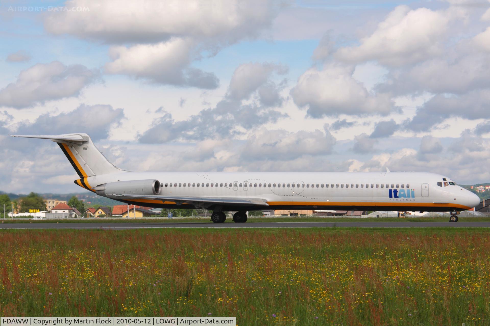 I-DAWW, 1985 McDonnell Douglas MD-82 (DC-9-82) C/N 49212, .