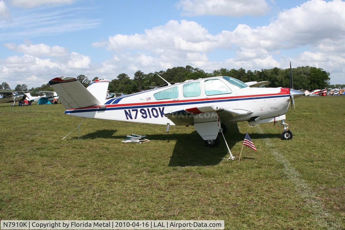 N7910K, 1964 Beech S35 Bonanza C/N D-7405, Beech S35