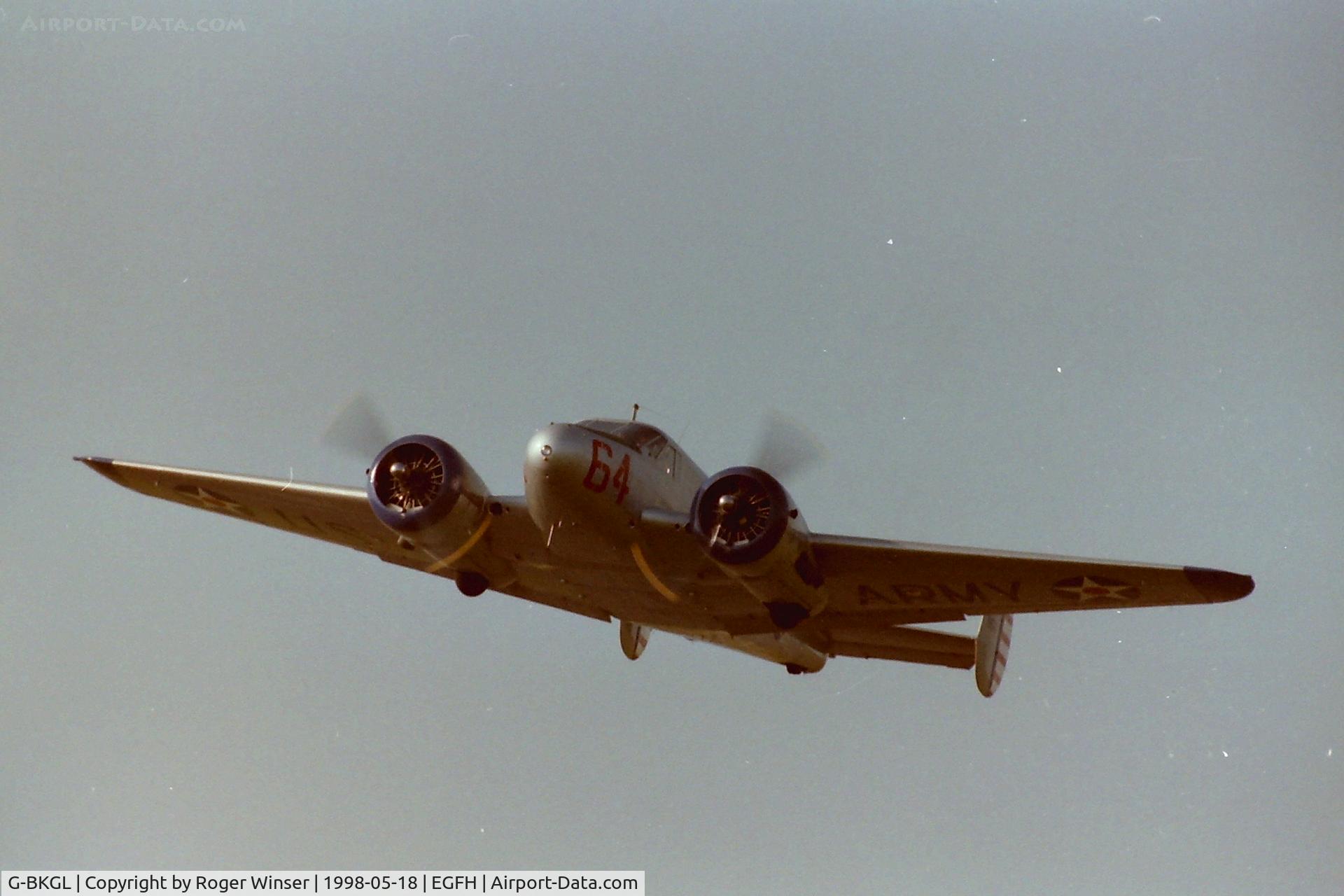 G-BKGL, 1952 Beech Expeditor 3TM C/N CA-164 (A-764), In USAAC markings 1164/