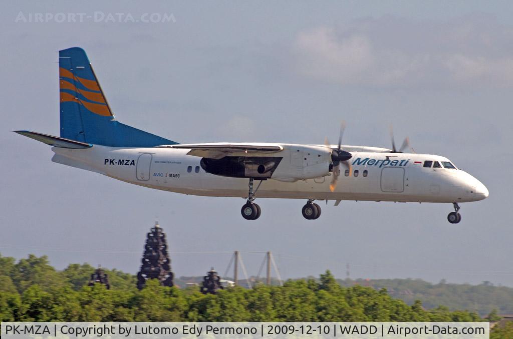 PK-MZA, 2007 Xian MA-60 C/N 0407, Merpati Nusantara Airlines