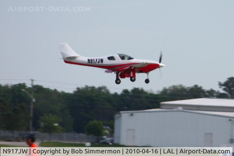 N917JW, 2002 Lancair Legacy 2000 C/N L2K-126, Arriving at Lakeland, FL during Sun N Fun 2010.