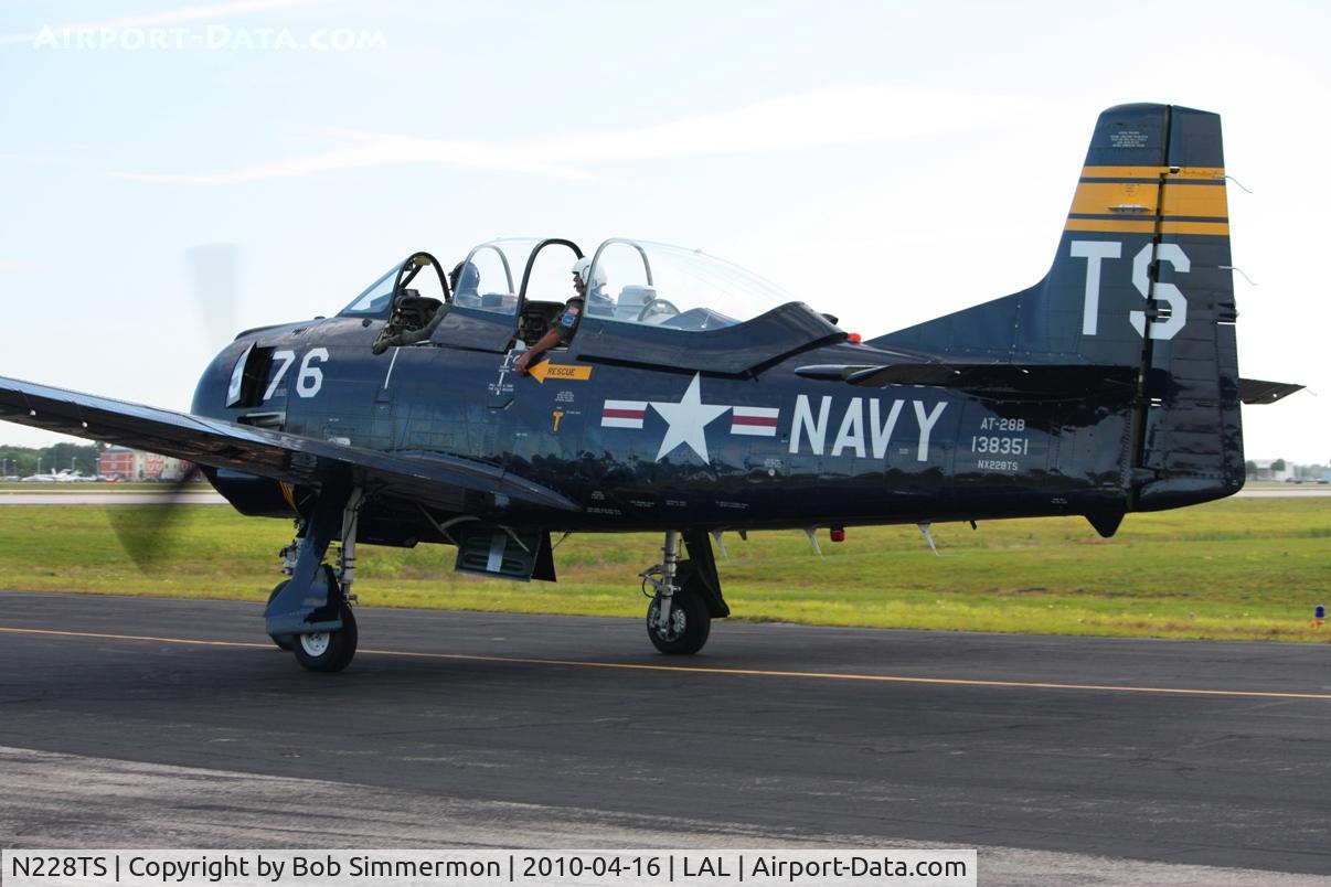 N228TS, 1954 North American T-28D Trojan C/N 200-422, Sun N Fun 2010