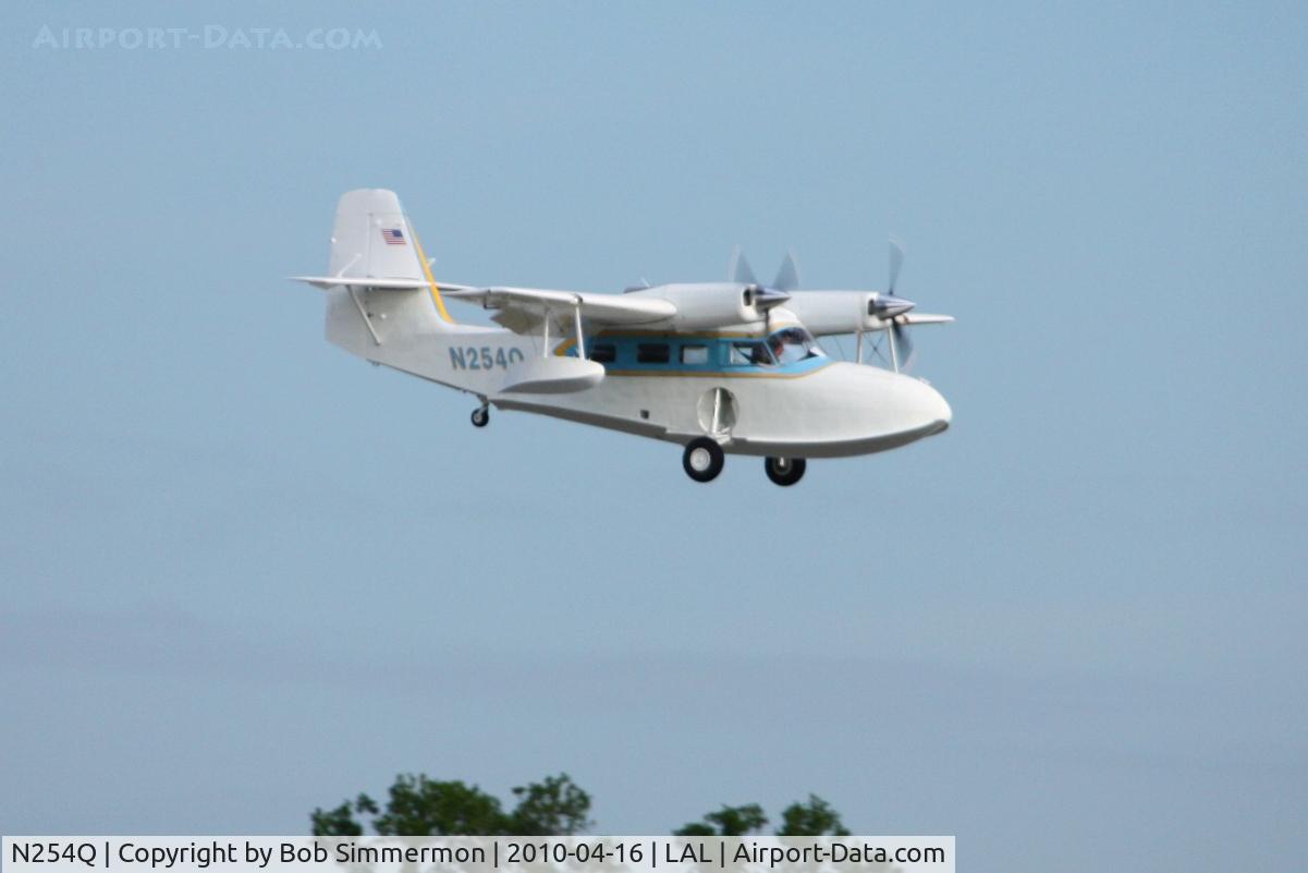 N254Q, 1941 Grumman G-44 Widgeon C/N 1210, Arriving at Lakeland, FL during Sun N Fun 2010.